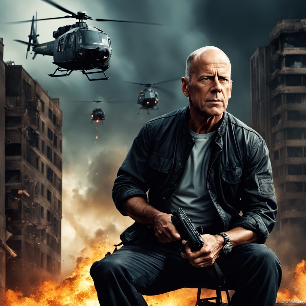 Explosive Action Scene in Tarantino Style