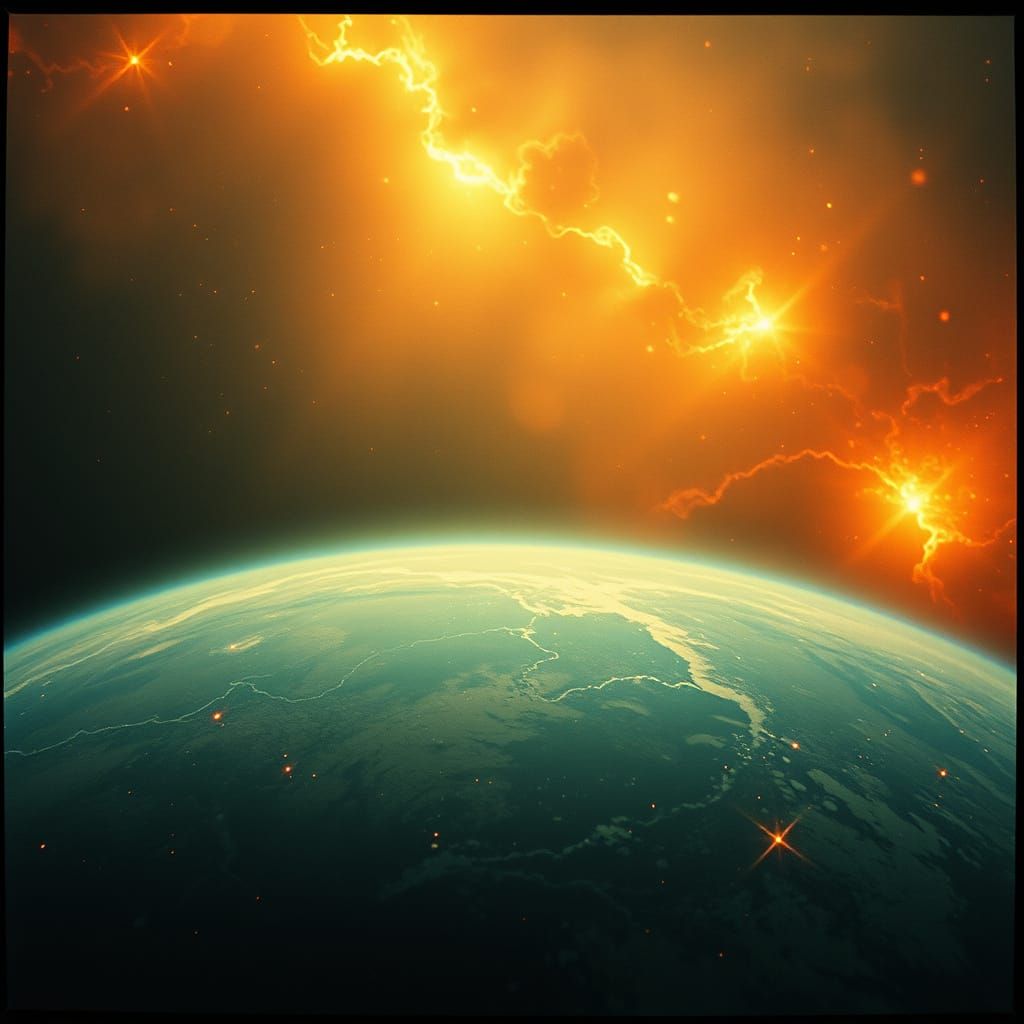 Elements in Earth's Atmosphere: Cinematic Still