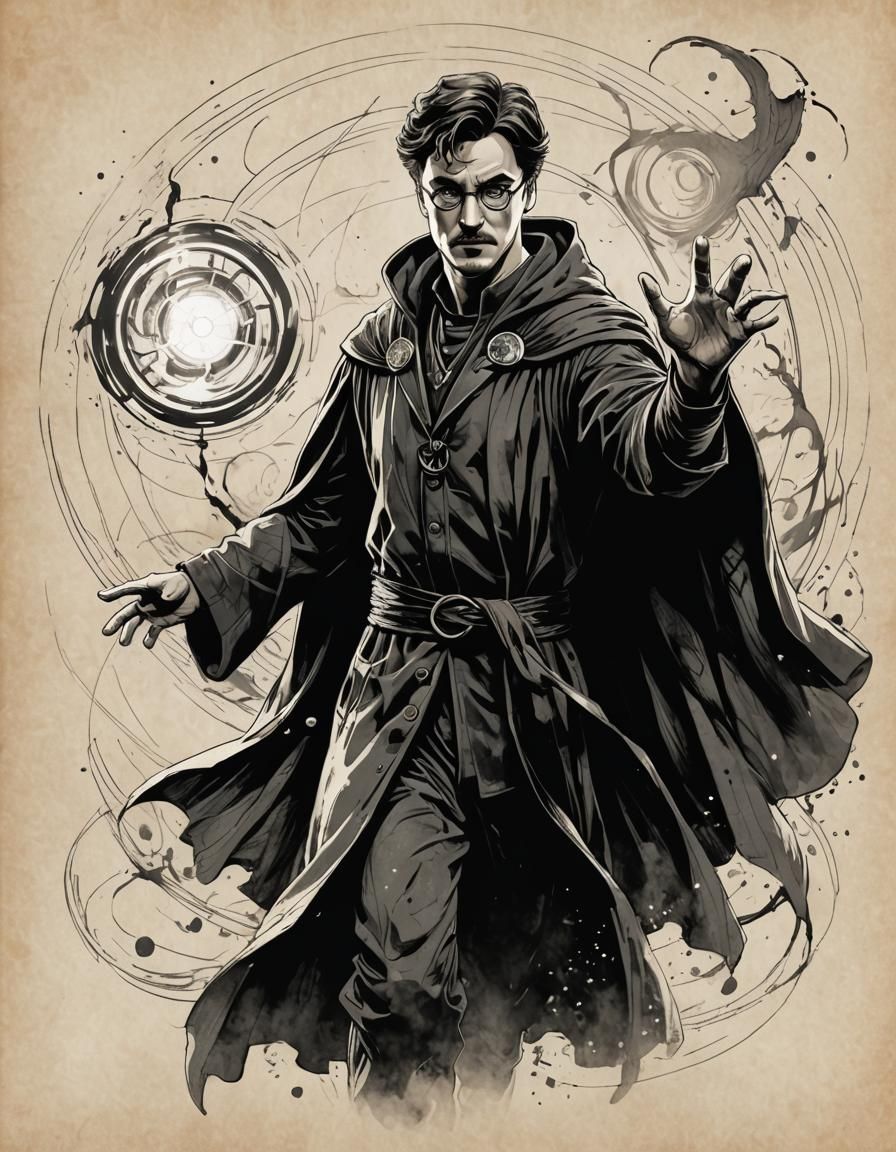 Revisiting old works. Dr. Strange and Harry Potter