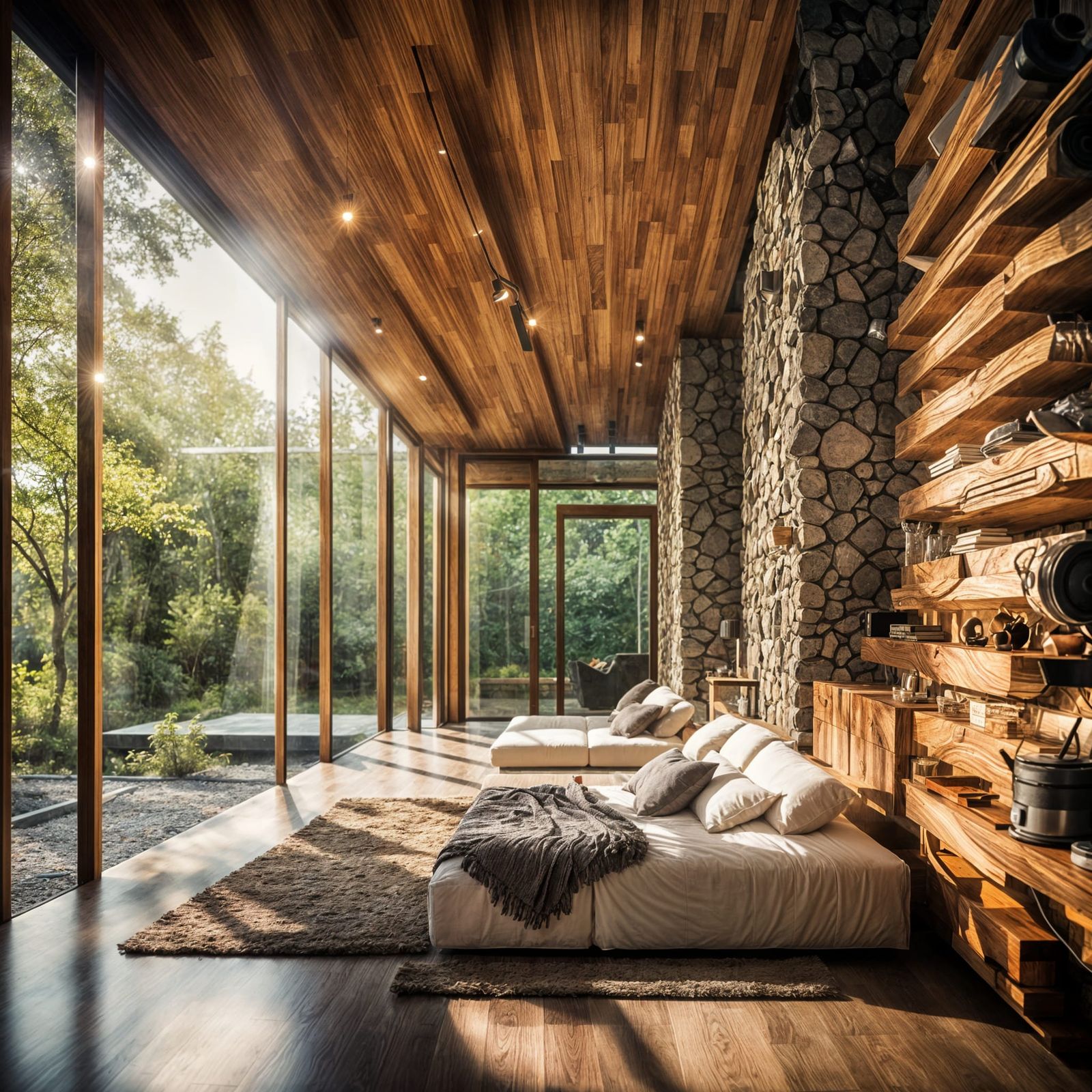 Modern Nature House Zen Room