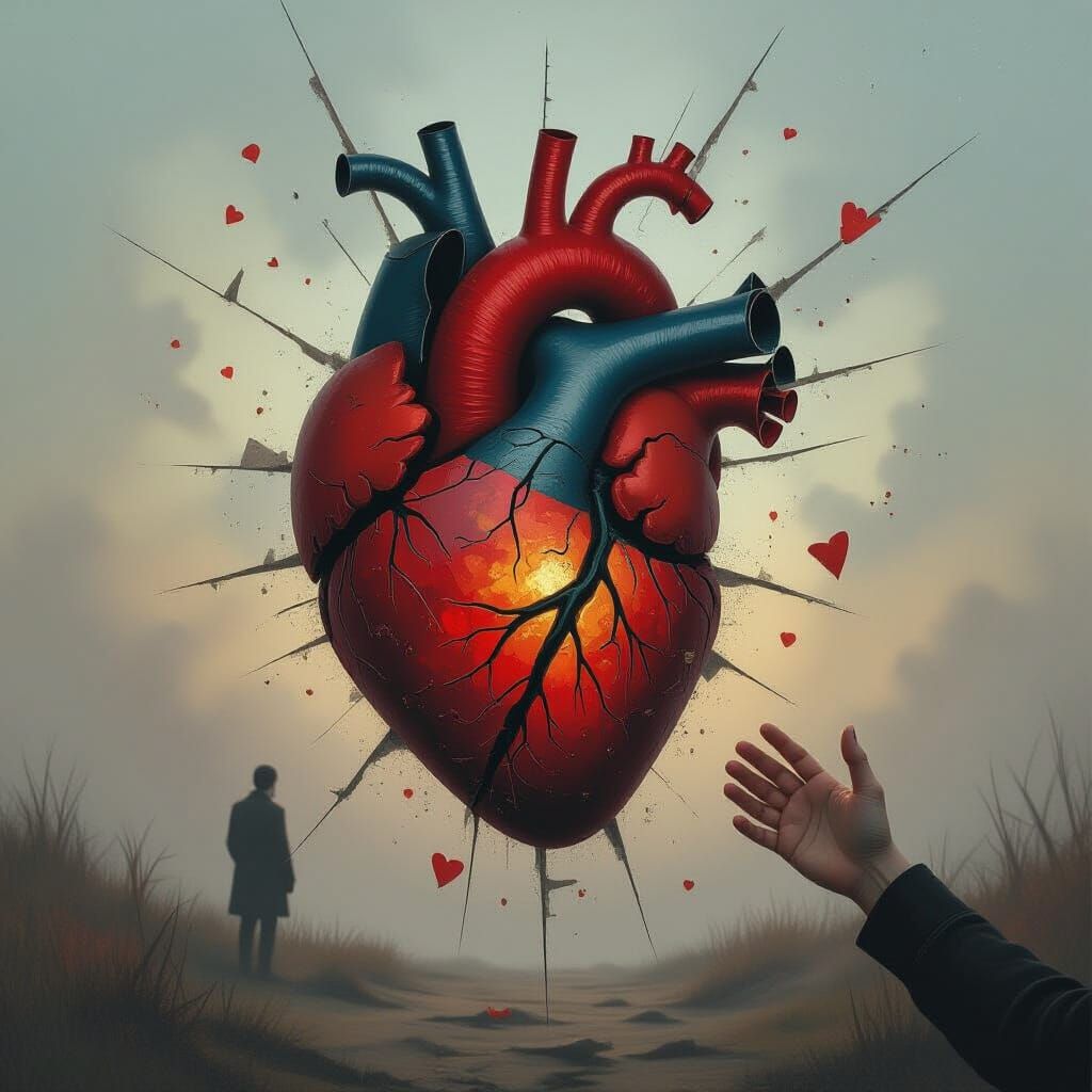 Shattered Heart of Memories and Emotions