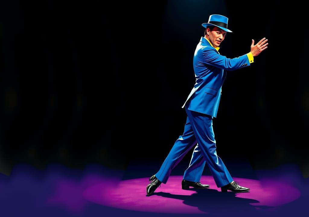 Fluorescent Fred Astaire Dance, Noir Lighting