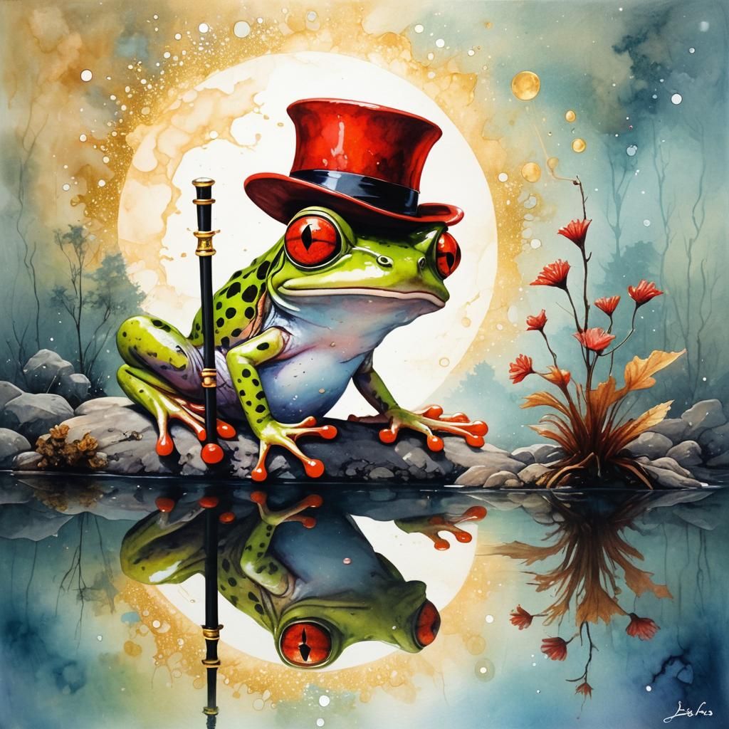 Elegant frog