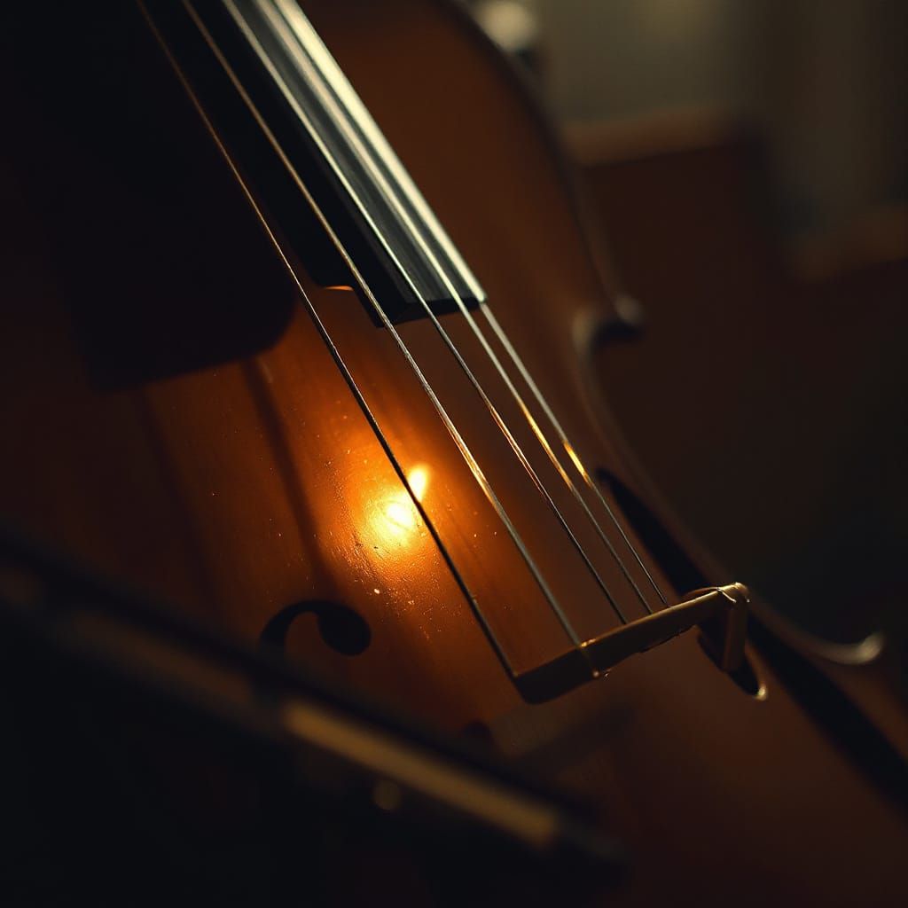 Ethereal Cello Performance with Weeping Strings