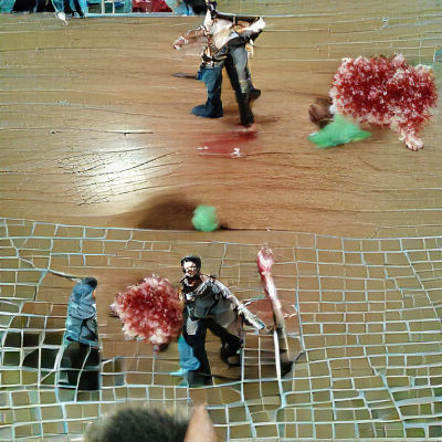 Zombie Apocalypse Battle Scene