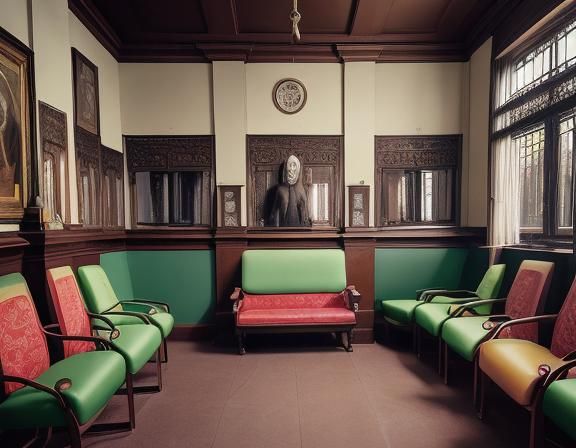 Minimalist Reincarnation Waiting Room