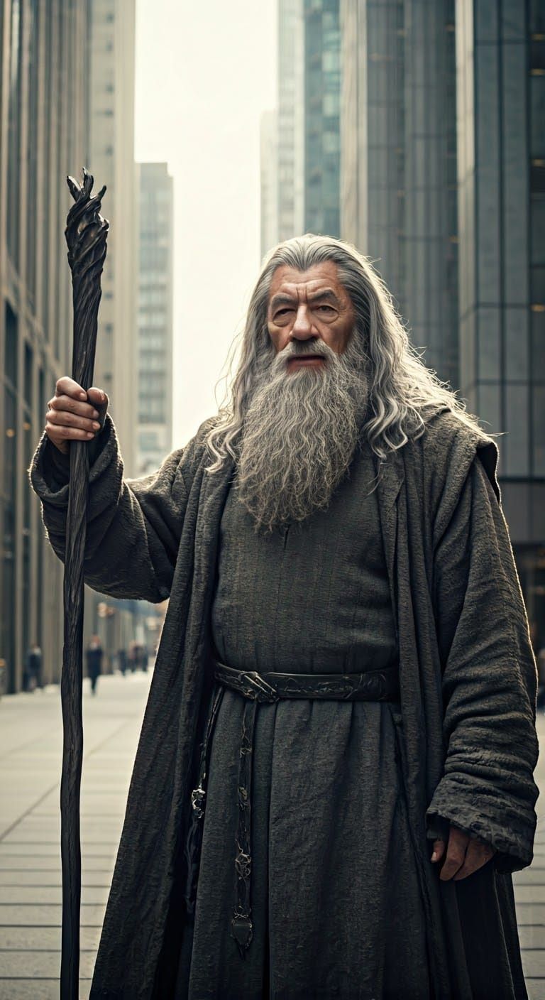 Ancient Wizard in Modern Metropolis
