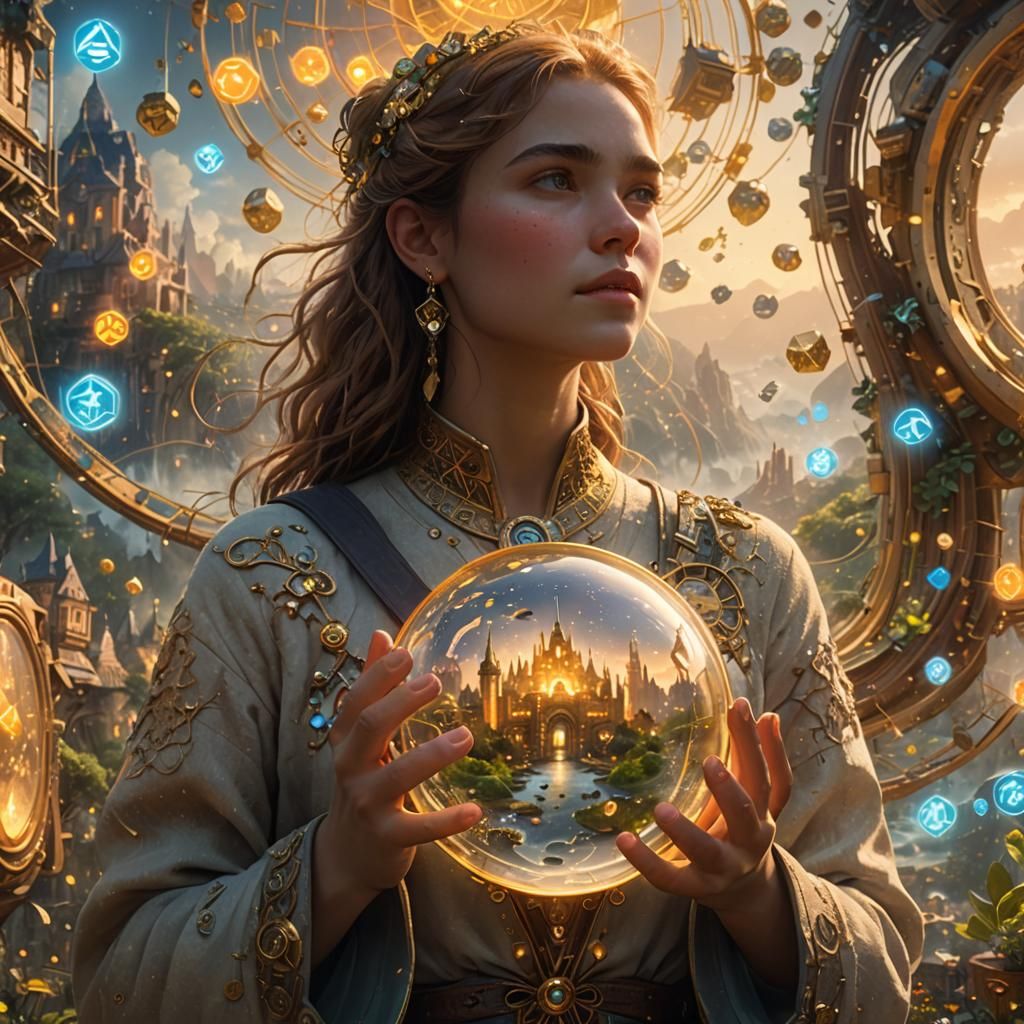 Global Citizen in Ethereal Fantasy Art