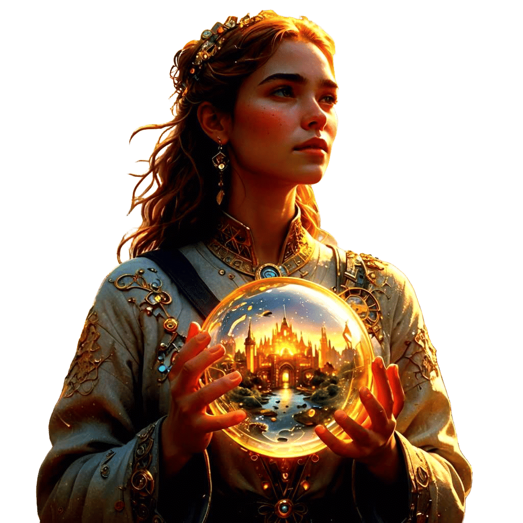 Global Citizen Collage in Detailed Matte Painting Style