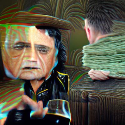 Porter Listens to Johnny Cash in 8K 3D