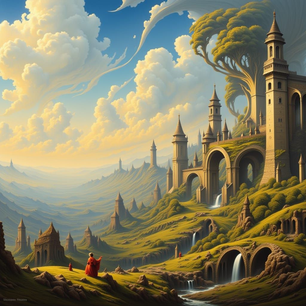 Stylized Portrait of a Man with Lora Aesthetic