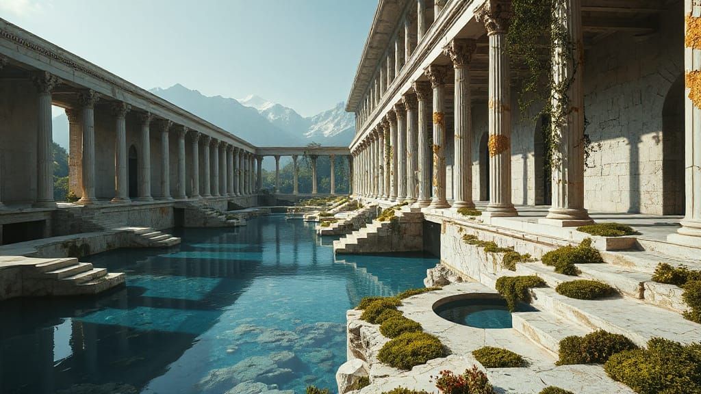 Blue Lagoon Temple: An Architectural Fantasy