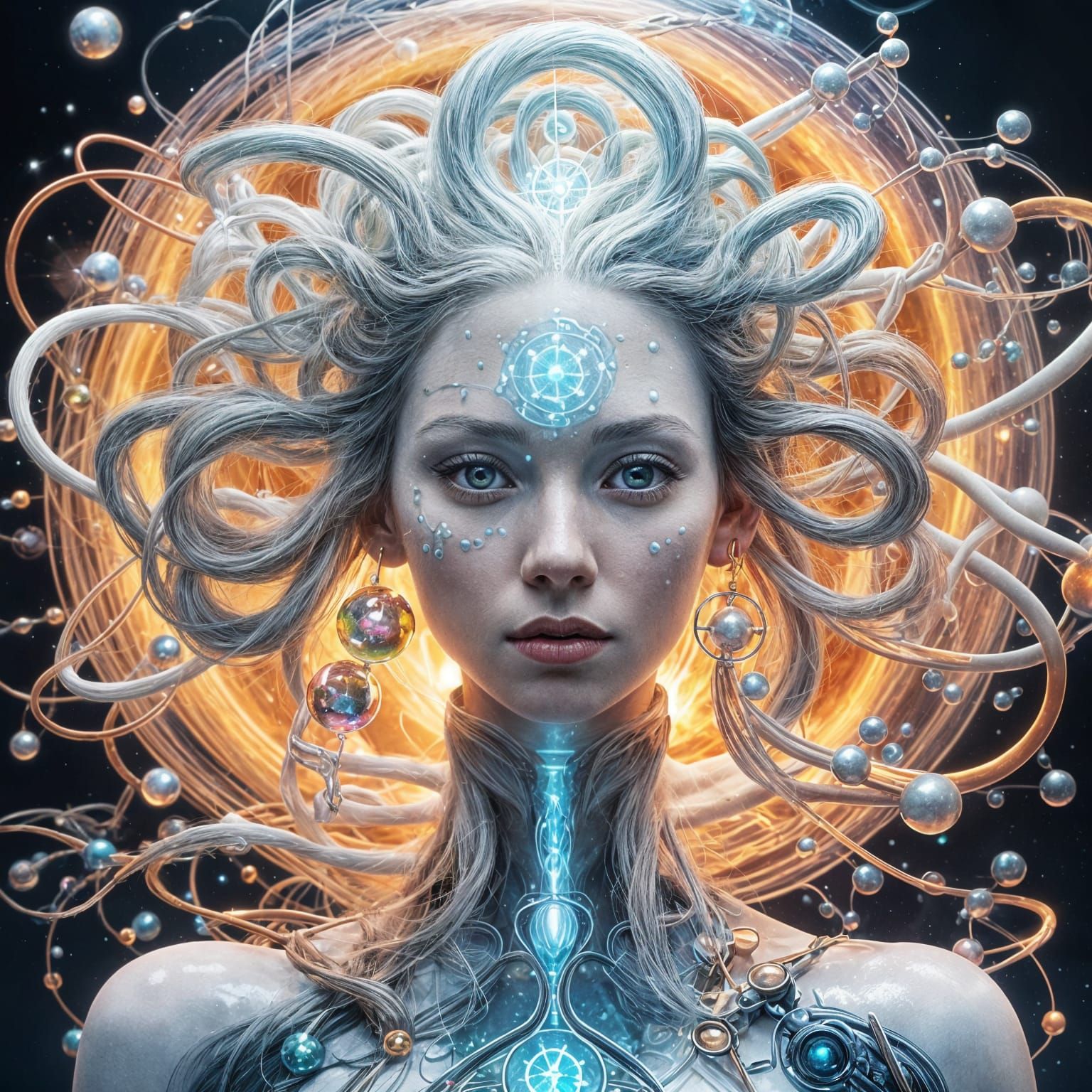 Goddess of Molecules in Science Fiction Realism