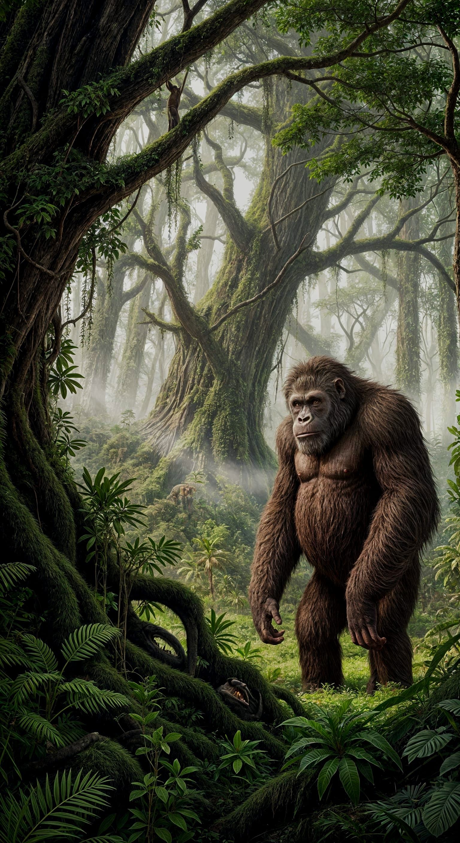 Gigantopithecus in Primeval Forest