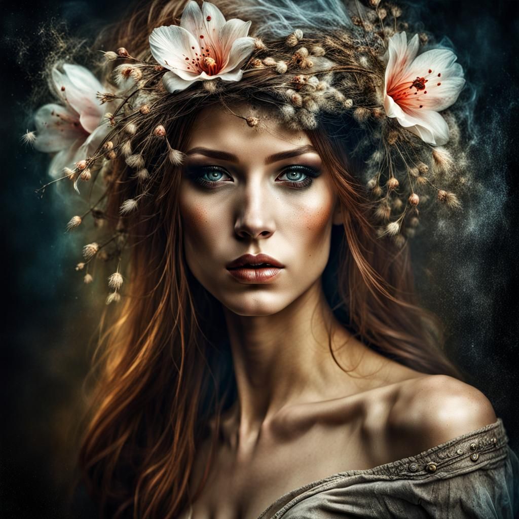 Classic Portrait with Dramatic Lighting