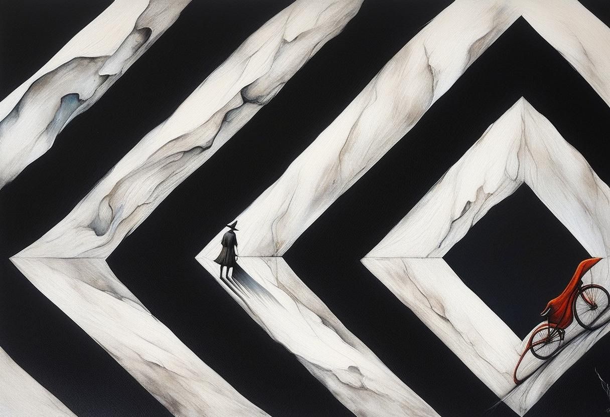 Surreal Comic Dreamscape in Esao Andrews Style