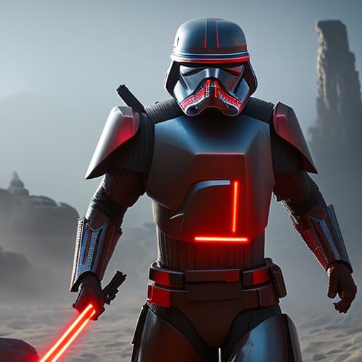 Sith Trooper Battle on Geonosis in 3D