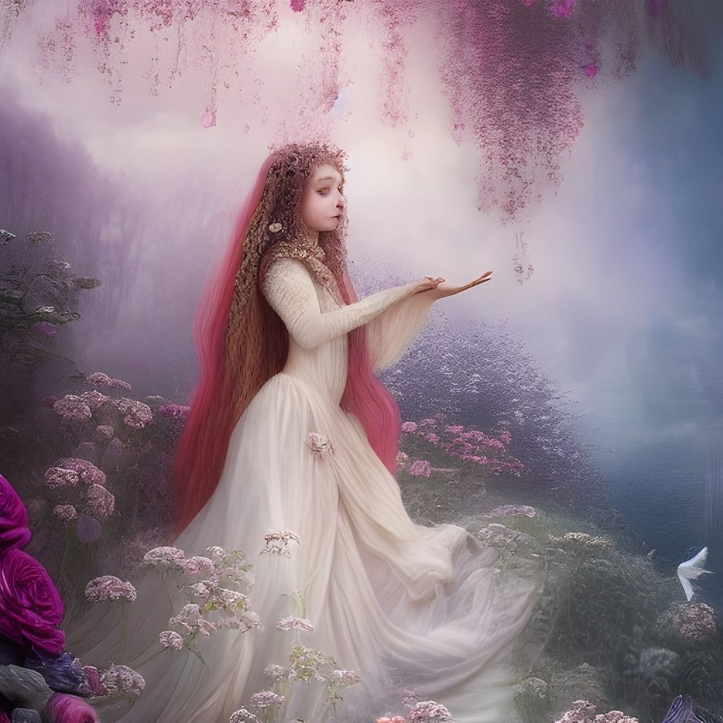 Ethereal Angel and Princess Art