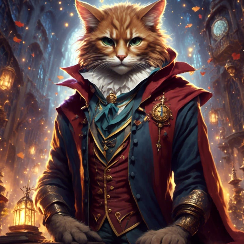 Harry Potter Transformed Into a Cat