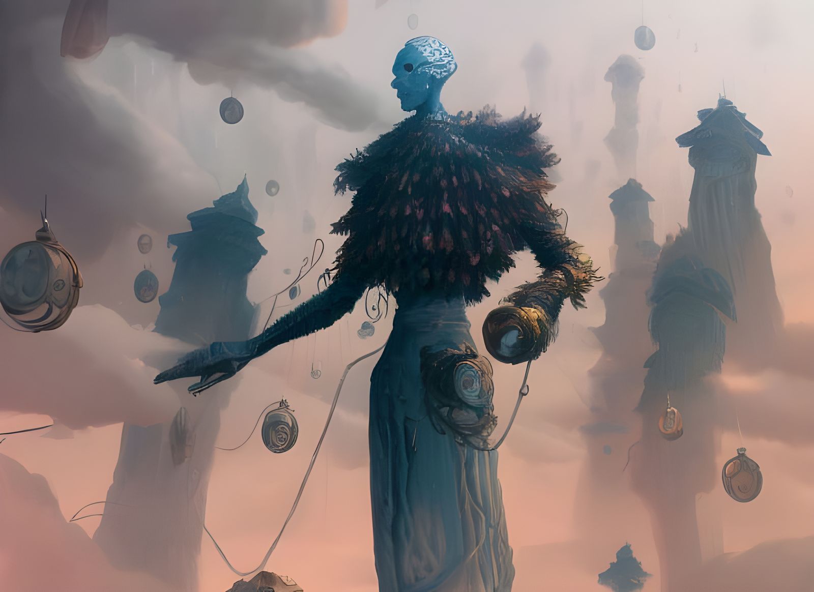 Adaptive Automaton in Digital Tarot Card Art