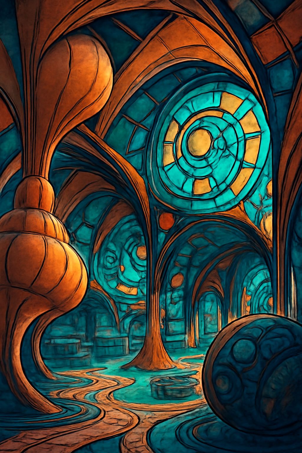 Diatomaceous Modernism Inflatable Ceramic Earthly Whirlingtons