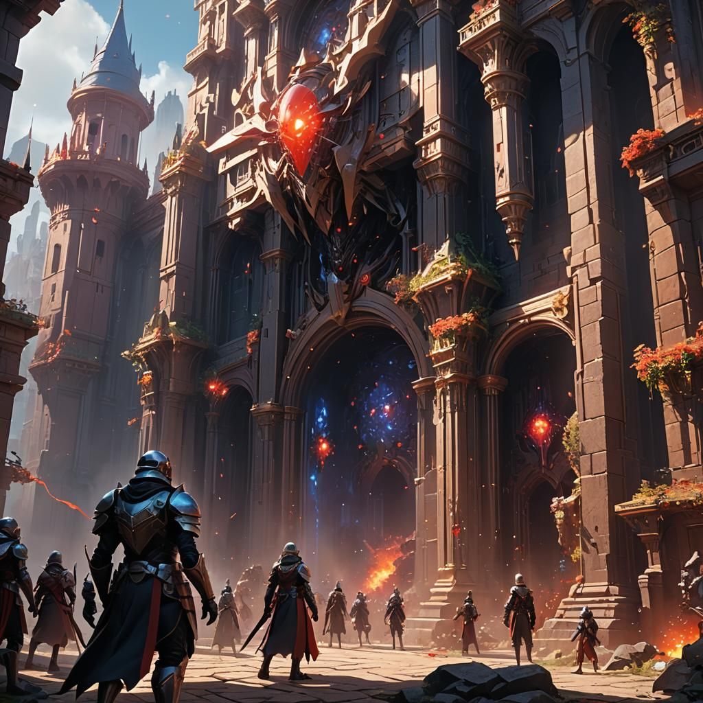 Immune Cells Patrol Human Bloodstream in 3D Anime Art