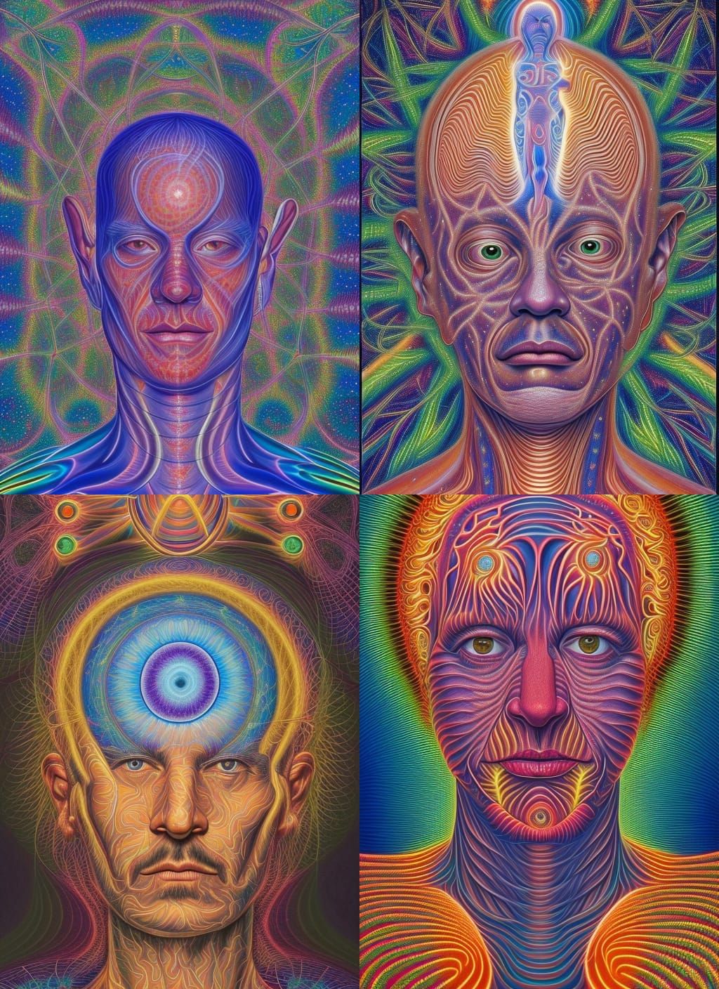 Portrait of John, radiating love and acceptance. Aligning himself with his inner light and the collective consciousness ...