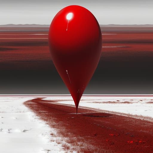 Ethereal Entity Descends in a Blood-Red Trail