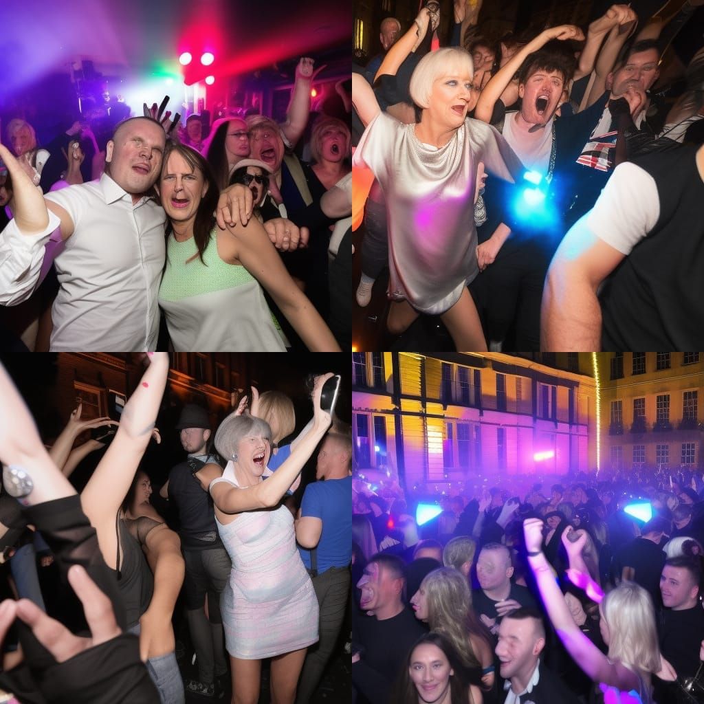 Teresa May at 10 Downing Street Rave