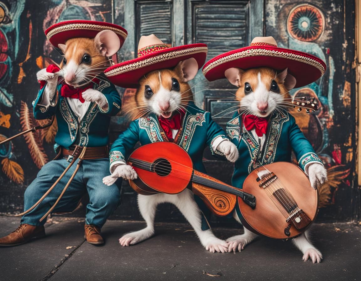 Mariachi Mice in Philadelphia Streetwear