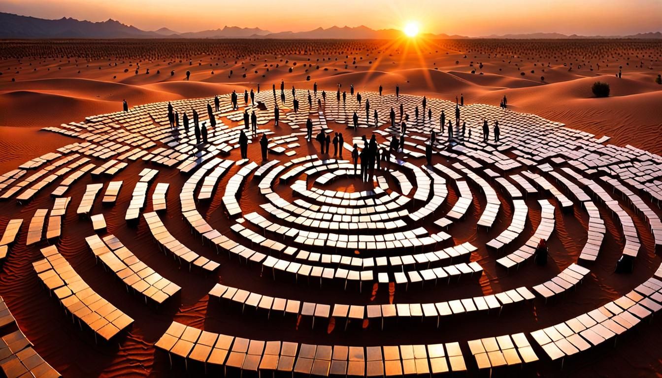 Choir Transforms Desert into Musical Landscape