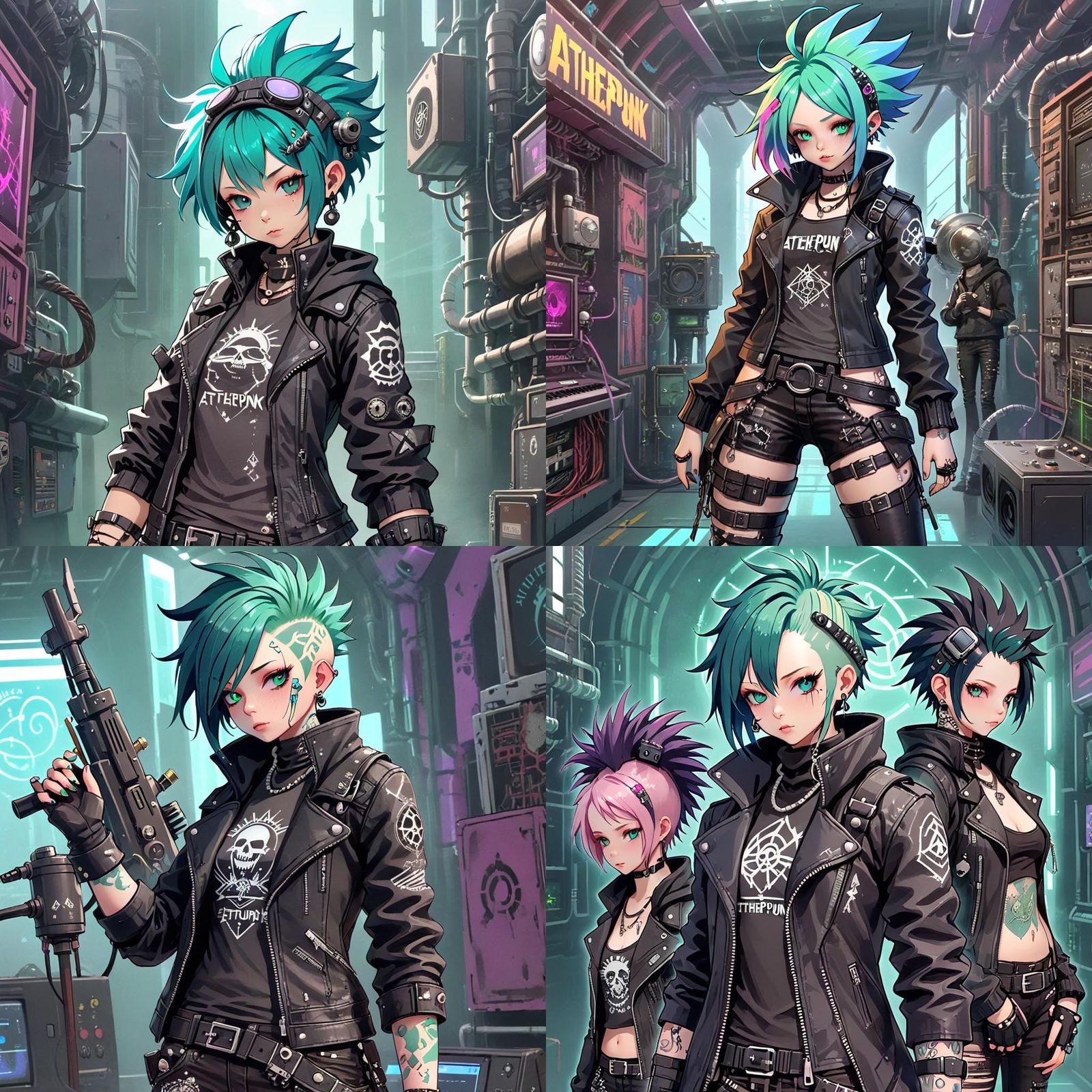 Aetherpunk AI Image: Retro-Futuristic Concept Art