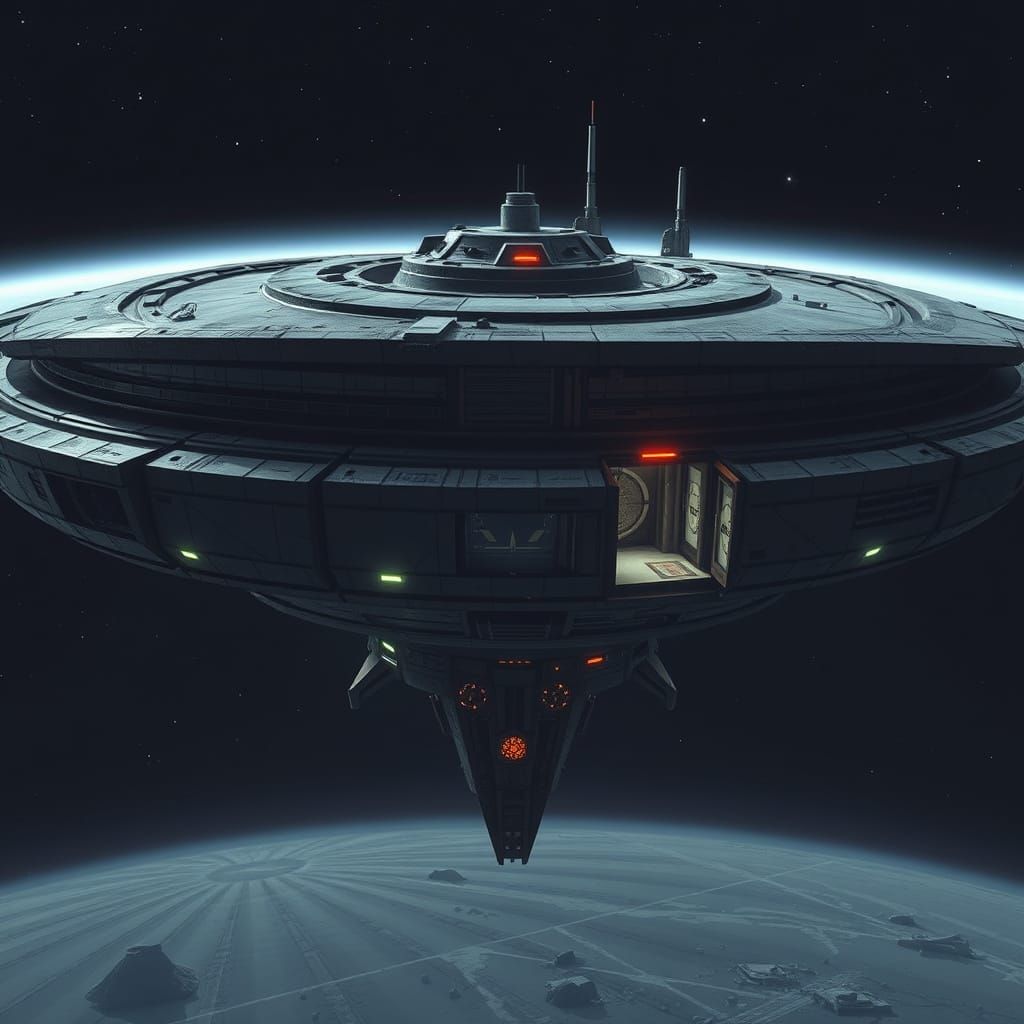 Abandoned Research Station Silent Apex in Dark Orbit