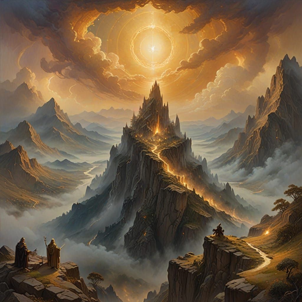 Ethereal Fantasy: Celestial Being Judging Souls