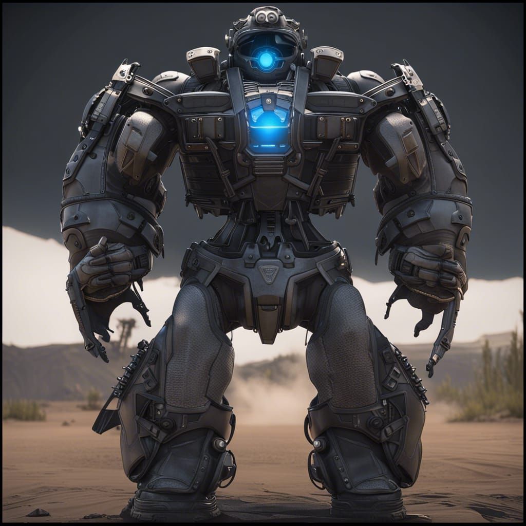 Post-Apocalyptic Mechanic and Dune Buggy in Swamp