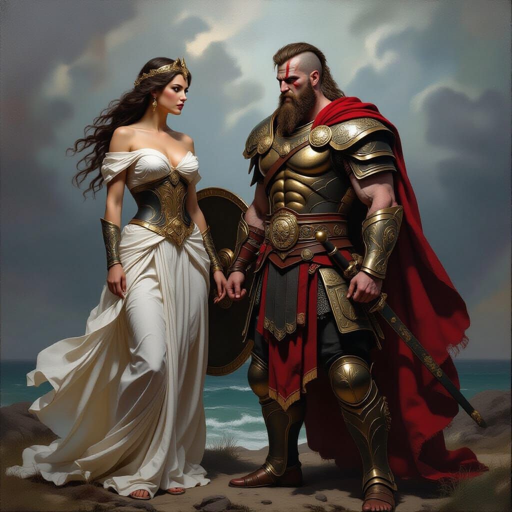 God of War and Vengeance in Classical Style