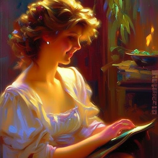 Evocative Portrait in Classical Realism Style