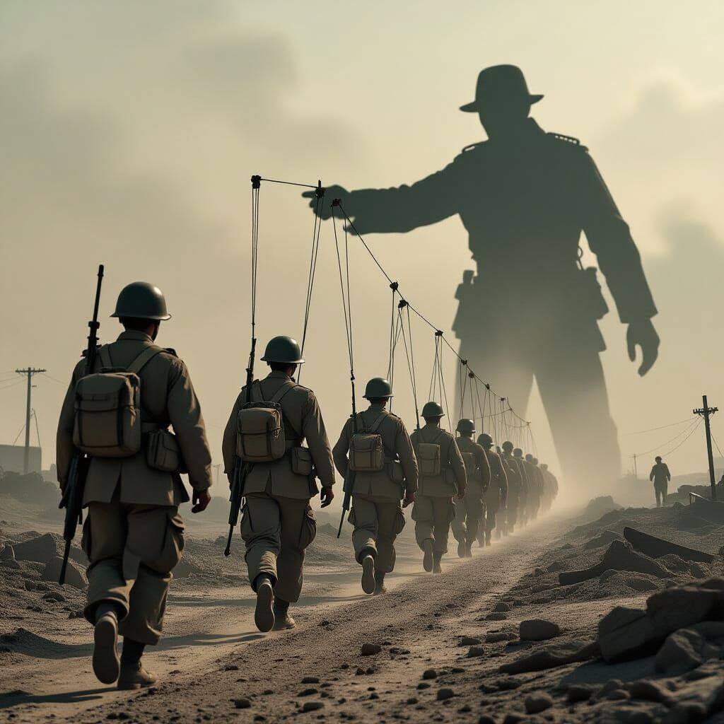 Puppeteer's Shadow: Soldiers in a War-Torn World