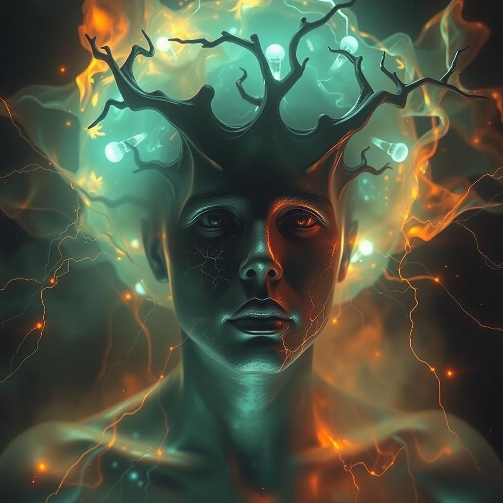 Mystical Hallucination in Hyperrealistic Style