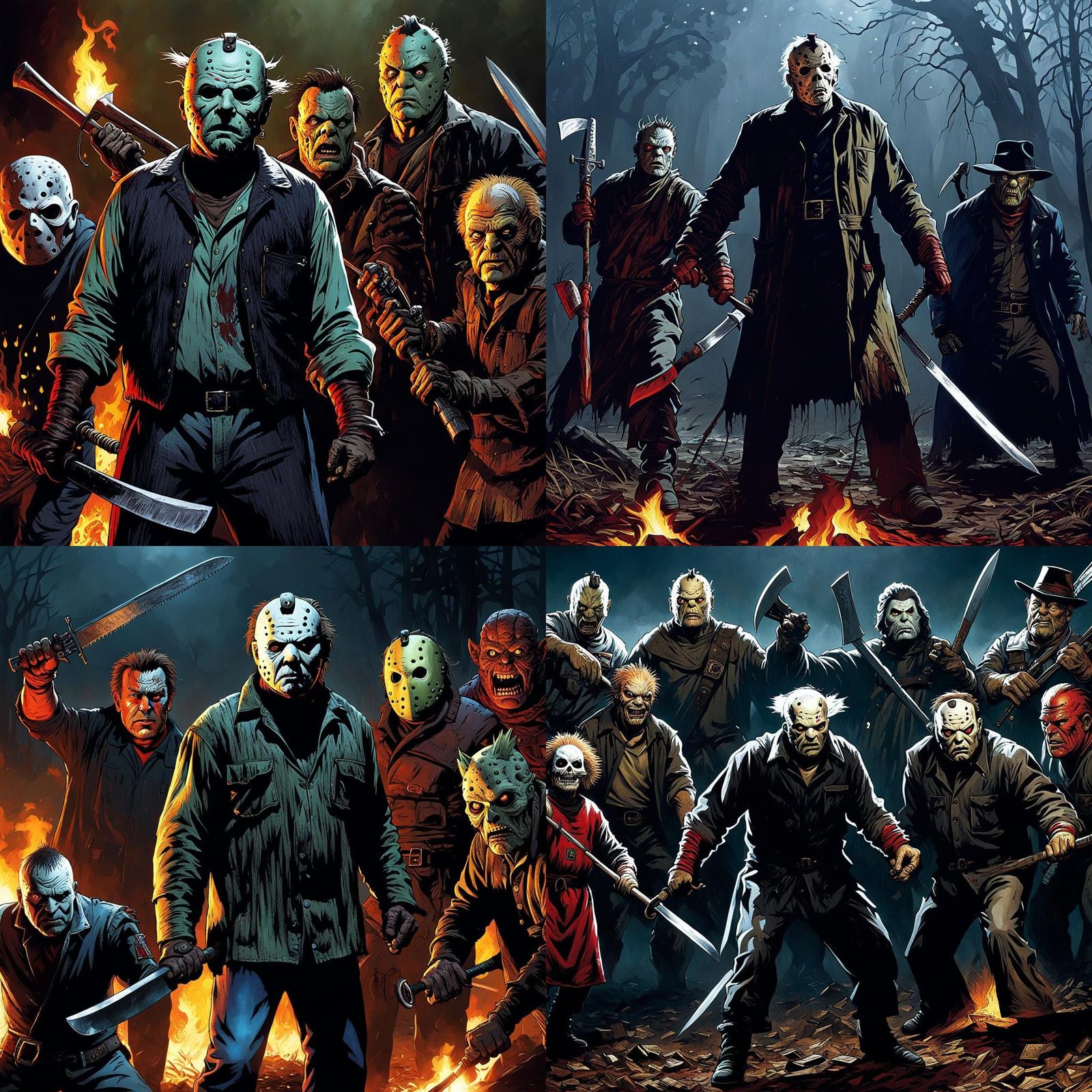 Horror Icons Clash in Epic Battle Royale