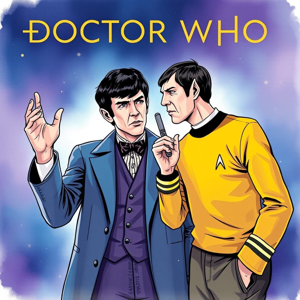 Time-Traveling Doctor Meets Logical Spock in Science Fiction...