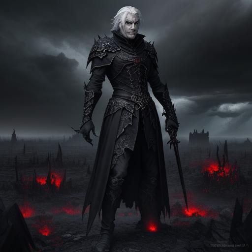 Gothic Anime Fantasy: Despair in a Ruined City