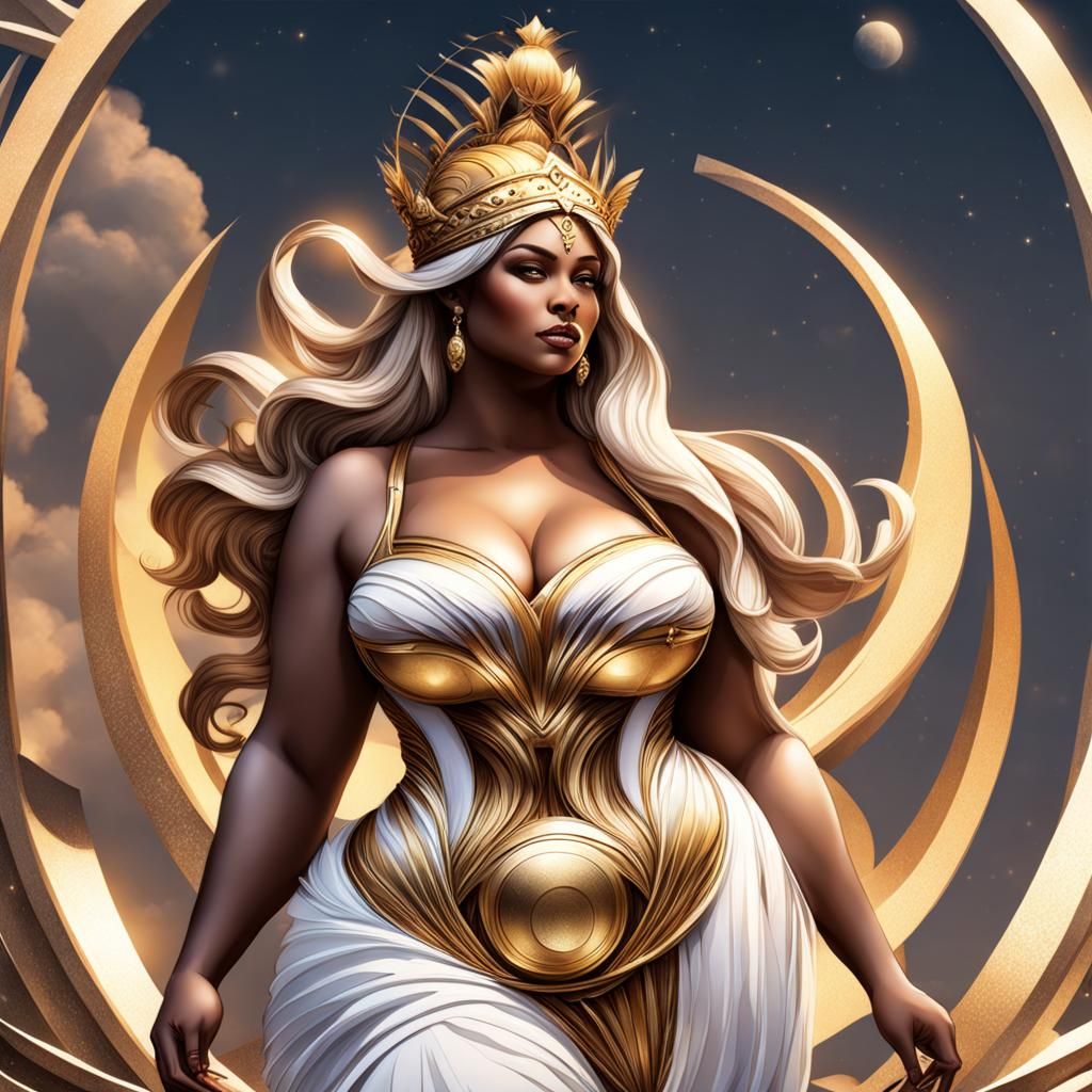 Divine Venus Goddess in a Fantasy Setting