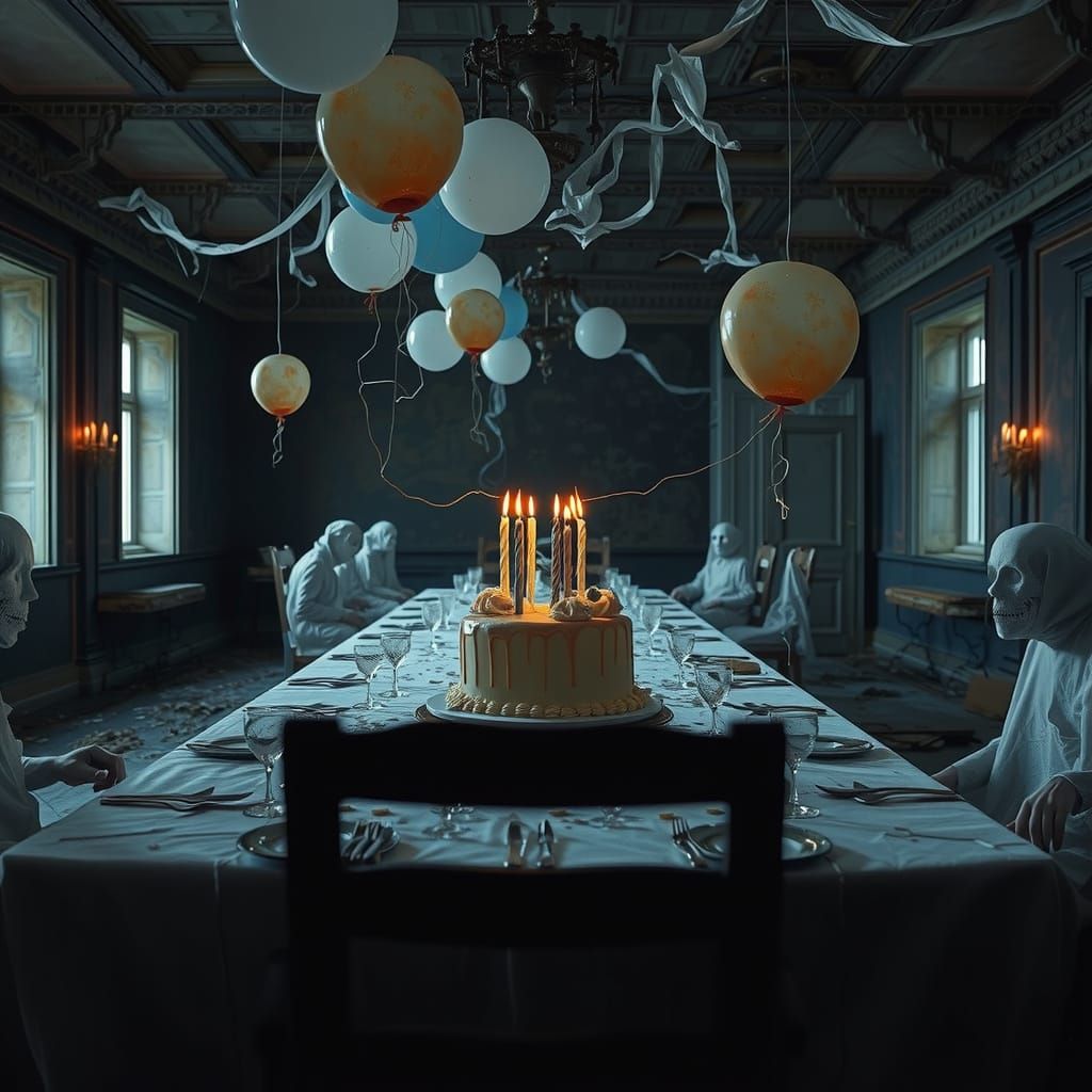 Abandoned Birthday Party, Gothic Surrealism