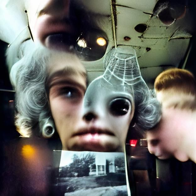 Grey Alien in Found Footage Horror Style