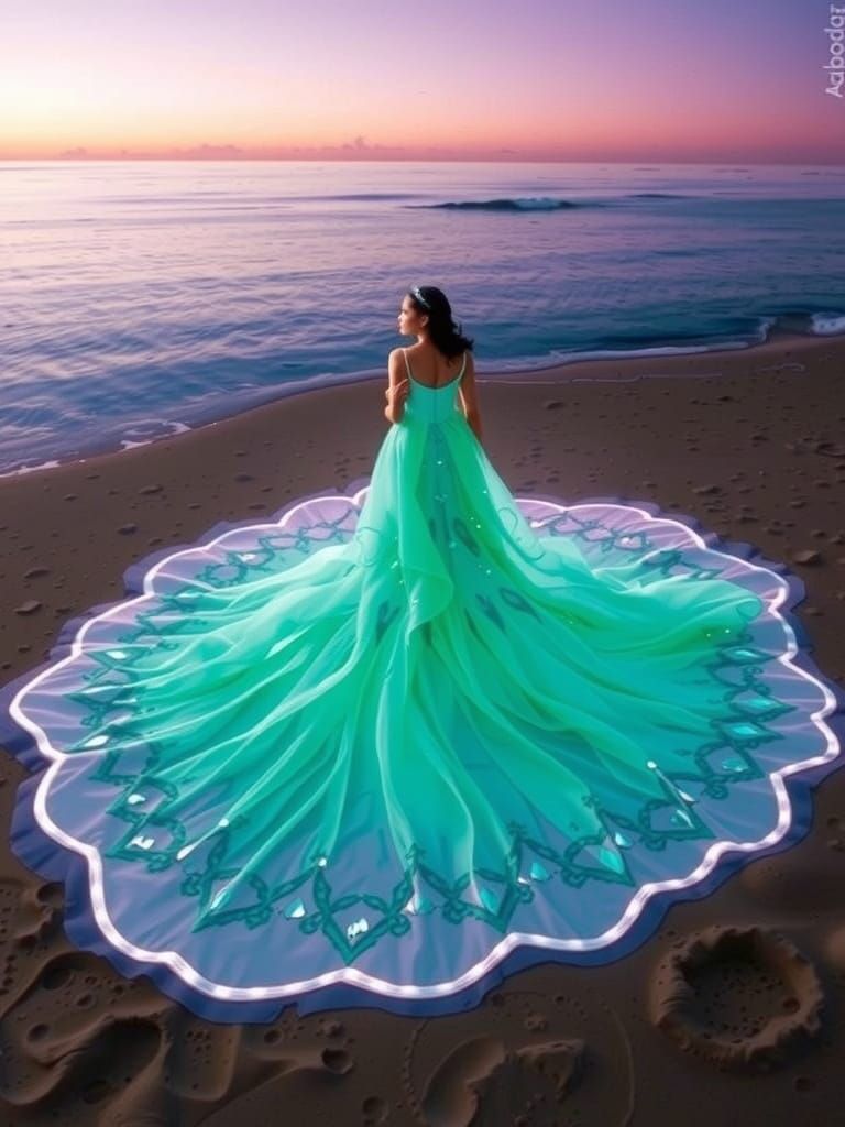 Royal Garden Princess in Whimsical Splendor