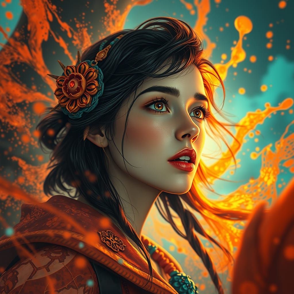 Mystical Surprise in Vibrant, Otherworldly Landscapes