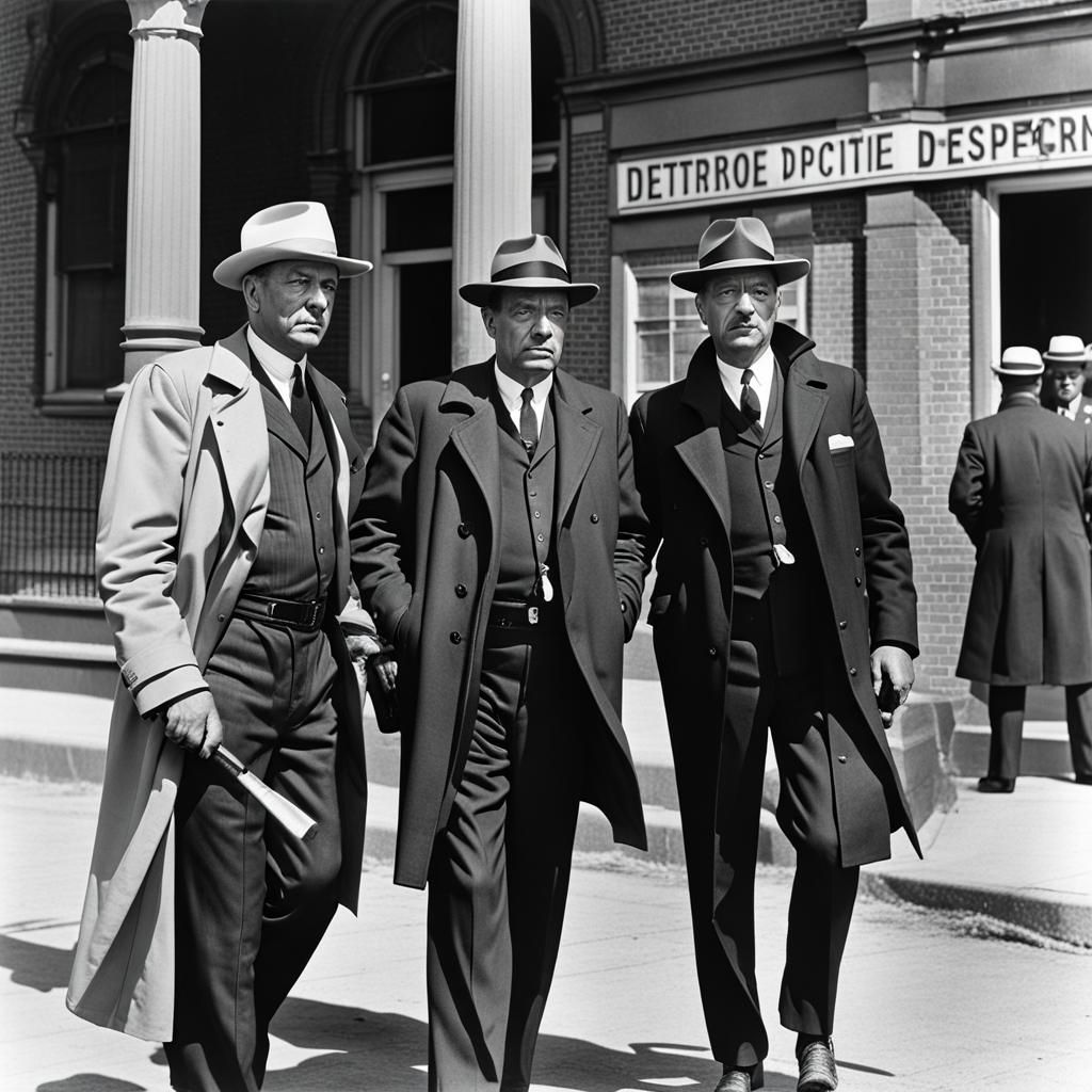 Detroit's determined detectives discovered dangerous desperado doing despicable deeds during daylight, Dietmar Damerau R...