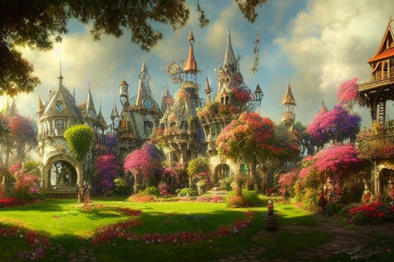 Steampunk kingdom...