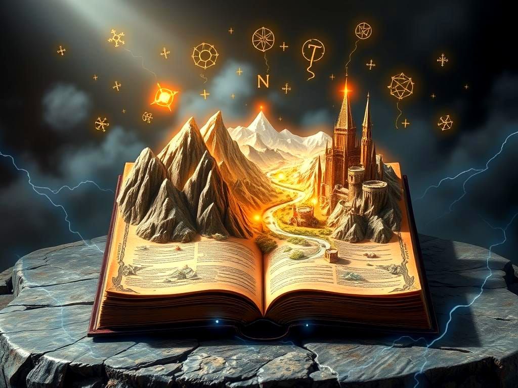 Mystical Grimoire Reveals Holographic Fantasy Kingdom